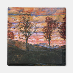 Four Trees Magnet