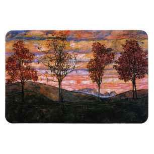 Four Trees Magnet