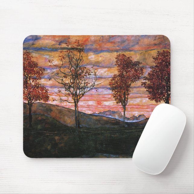 Four Trees Mouse Pad (With Mouse)