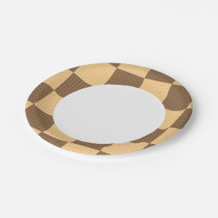 Four Wafers Paper Plate
