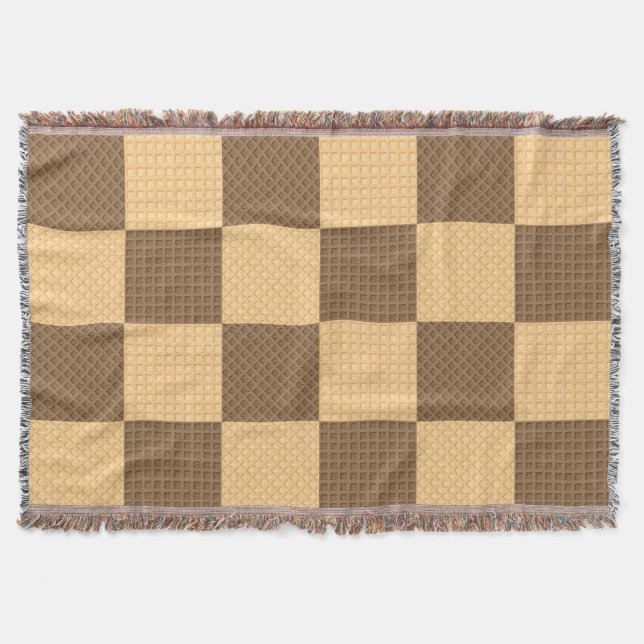 Four Wafers Throw Blanket (Front)