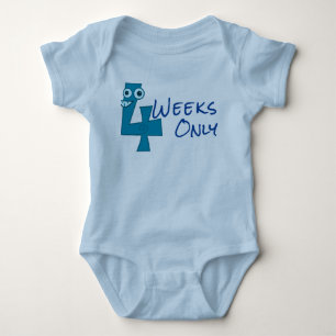 Four weeks Baby Bodysuit