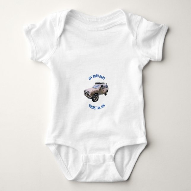 Four-wheel Drive Baby Bodysuit (Front)