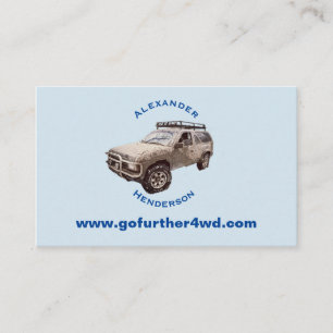 Four-wheel Drive Business Card