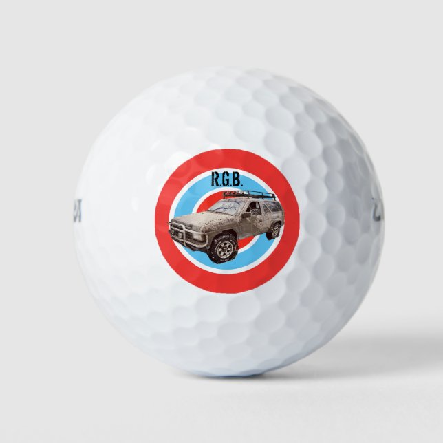 Four-wheel Drive Golf Balls (Front)