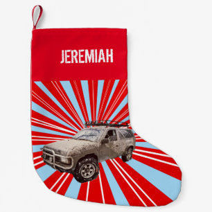 Four-wheel Drive Small Christmas Stocking