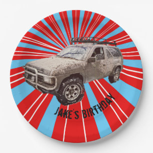 Four-wheel Driving Paper Plate