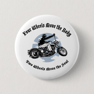 Four Wheels III 6 Cm Round Badge