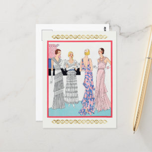 Four women by Dupouy-Magnin  Postcard