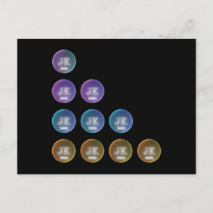 Four Year Triangle Design Postcard