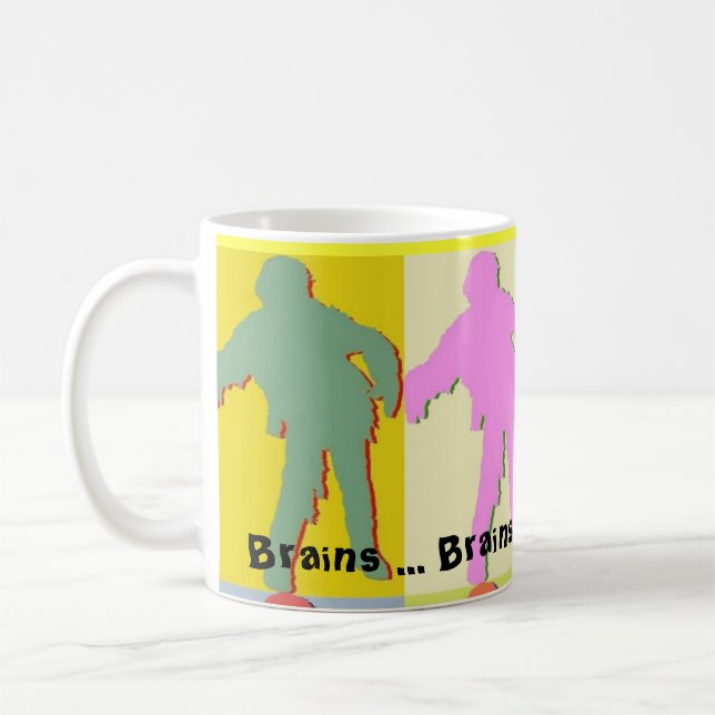 Four Zombies Style Coffee Mug (Left)