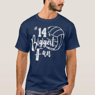 Fourn 14 Biggest Fan  Volleyball Mum Volleyball T-Shirt