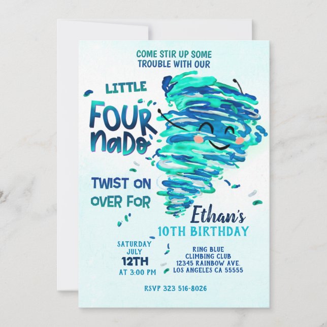 Fournado Invitation (Front)