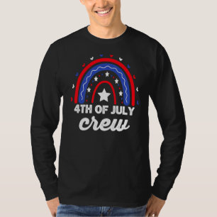 Fourth 4th Of July Crew Matching Family Men Women T-Shirt