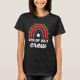 Fourth 4th Of July Crew Matching Family Women Kids T-Shirt