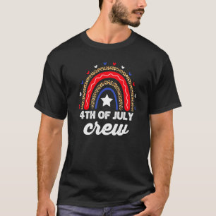 Fourth 4th Of July Crew Matching Family Women Kids T-Shirt