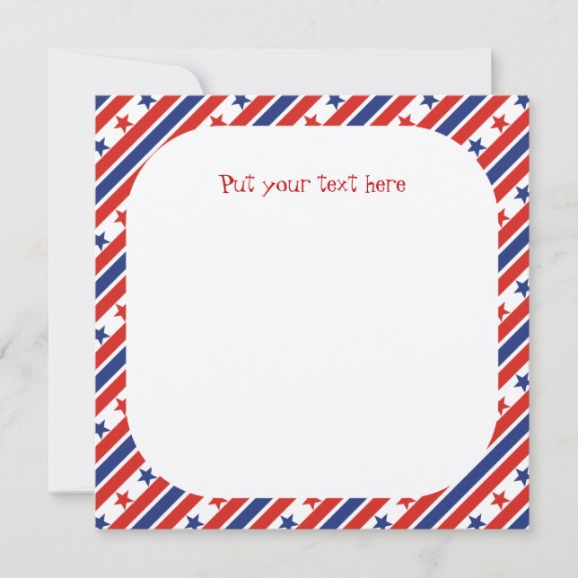 Fourth 4th Of July Party Invitations (Front)