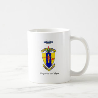 Fourth Cavalry Crest with motto and CIB Coffee Mug