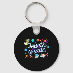 Fourth Grade Astronaut Planets Space Ck To School  Key Ring