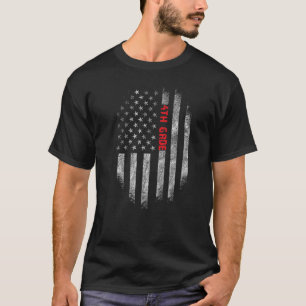 Fourth Grade Flag American Teacher Team 4th Grade T-Shirt