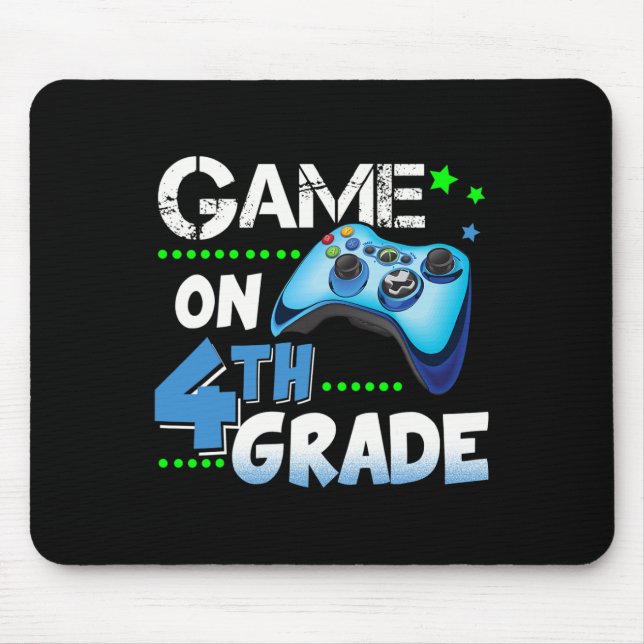 Fourth Grade  Fun Game On 4th Grade Gift  Mouse Pad (Front)