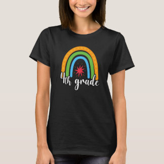 Fourth Grade Rainbow Design Cute 4th Grade T-Shirt