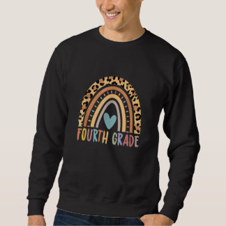Fourth Grade Rainbow Girls Boys Teacher Team 4th G Sweatshirt
