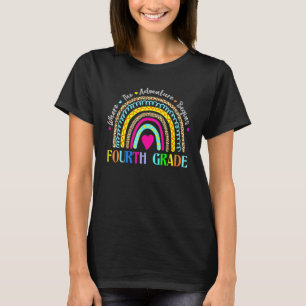 Fourth Grade Rainbow Girls Boys Teacher Team 4th G T-Shirt