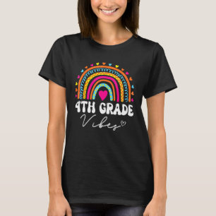 Fourth Grade Rainbow Girls Boys Teacher Team 4th G T-Shirt