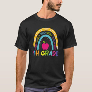 Fourth Grade Rainbow Team 4th Grade First Day Back T-Shirt