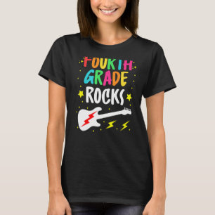 Fourth Grade Rocks 1st School Day Team 4th Grade T-Shirt