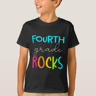 Fourth Grade Rocks Team 4th Grade Teacher T-Shirt