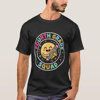 Fourth Grade Squad 4th Teacher Crew Back To School T-Shirt