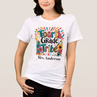 Fourth Grade Tribe Tee | Teacher Classroom Shirt