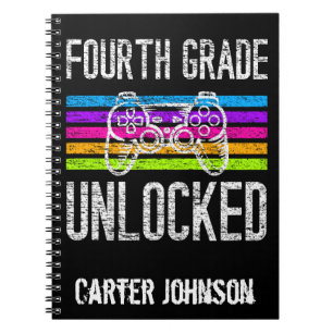 Fourth Grade Unlocked Back to School Personalised  Notebook