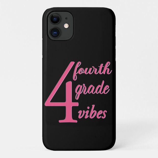 Fourth Grade Vibes Case-Mate iPhone Case (Back)