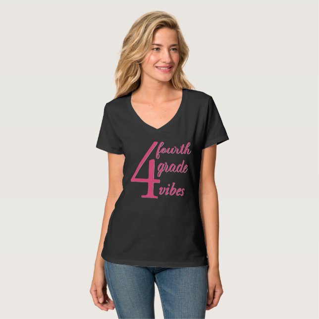 Fourth Grade Vibes T-Shirt (Front Full)