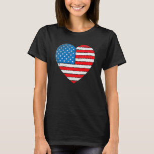 Fourth Of July 4th July Us America Flag Kids Men P T-Shirt