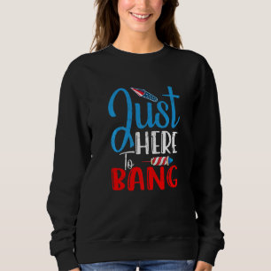 Fourth Of July 4th Of July I'm Just Here To Bang   Sweatshirt