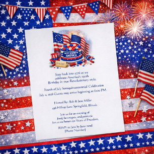Fourth of July America's 250 Celebration  Flyer