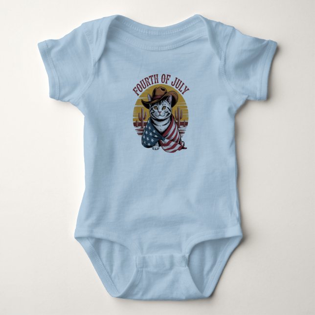 Fourth of July Baby Bodysuit (Front)