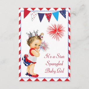 Fourth of July Baby Shower Invitation
