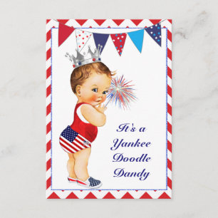 Fourth of July Baby Shower Invitation