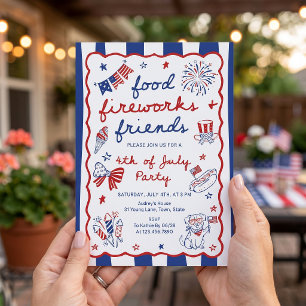 Fourth of July Barbeque Invitation