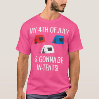 Fourth Of July Camping Shirt Patriotic American Ca