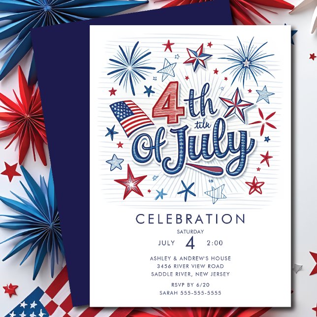Fourth of July Festivity  Invitation (Creator Uploaded)