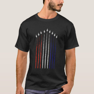Fourth Of July Fighter Jets Red White Blue 4th Ame T-Shirt