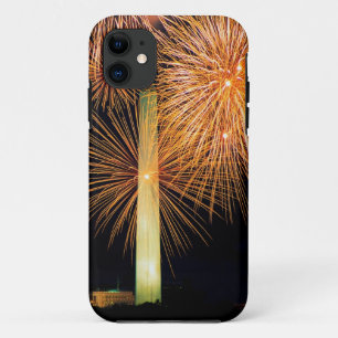 Fourth of July, Firework Display, Skyline iPhone 11 Case