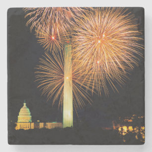Fourth of July, Firework Display, Skyline Stone Coaster