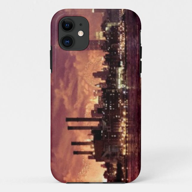 Fourth of July Fireworks behind Manhattan Case-Mate iPhone Case (Back)